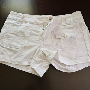 Shorts by BeBop white, size 5 junior womans 2" inseam